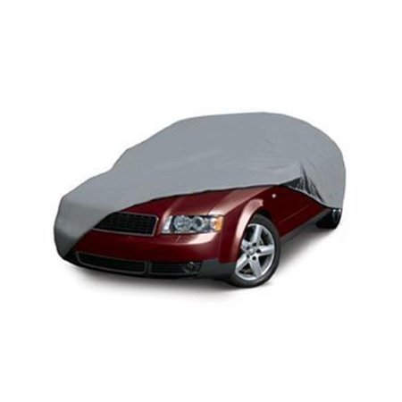 SUPERJOCK Deluxe PolyPro III Mid-Size Car Cover - Grey SU52241